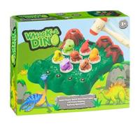 Whack a- Dino Game Toy with Dinosaur, Mini Electronic Arcade Game LED Score Display with 2 Hammers Toy, Interactive Educational Developmental Game for Toddlers Kids Girls and Boys Age 3-6 Years Old