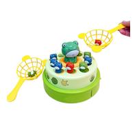 Whack a Frog Games - Interactive Popping Games | Bounce And Catch Popping | Frog Bounce Game | Interactive Rotating Electric Musical Toy with Light for Family Toddler Boys Friends Girls