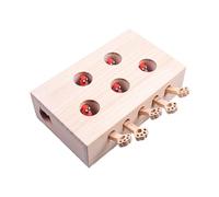 Whack-A-Mole 3-In-1 Cat Scratcher And Toy,Whack A Mole For Cats,Cat Pop Up Toy, 2024 New Upgraded Whack A Mole Cat Toy,Cat Toy Wooden,Interactive Cat Toys For Bored Indoor Adult Cats,Cat Games (D)