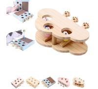Whack a mole cat toy,Whack-a-Mole 3-in-1 Cat Scratcher and Toy,wooden whack a mole cat toy,whack a mole game cat puzzle toy,Cat Whack a Mole Toy,cat interactive toys,for Bored Indoor Adult Cats(Three-