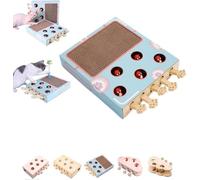 Whack a mole cat toy,Whack-a-Mole 3-in-1 Cat Scratcher and Toy,wooden whack a mole cat toy,whack a mole game cat puzzle toy,Cat Whack a Mole Toy,cat interactive toys,for Bored Indoor Adult Cats(Cat to