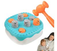 Whack-a-Mole Game - Interactive Cake Shape Hammer, Early Learning Toddlerr Toy, Fun Pounding Activity | Preschool Educational Play, Hand-Eye Coordination, Cognitive Skill Development