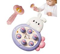 Whack Game for Kids - Fun Interactive Bunny Design Activity - Interactive Pound A Ball Toy with Hammer | for Boys Girls Early Learning Developmental Birthday Party Hand-Eye Coordination