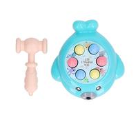WHACK GAME TOY EDUCATIONAL SEAL HAMMER FOR BABY LEARNING COLORFUL SAFETY (Blue)