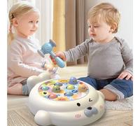 Whack Game Toy with Mole,Baby Pop Up Toy With Music and Light,Interactive Educational Developmental Game for Toddlers Age 6+Months,Hand-eye Coordination Toys Gifts Presents for Birthday Christmas