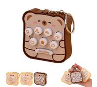 Whack Mole Calm Down Cute Stress Relief Birthday Gifts for Adults Kids Portable Relax Activity Accessory for Home Office Charm (c)