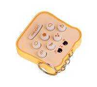 Whack Mole Fidget Keychain - Mini LED Stress Relief Toy, Durable Silicone Build, Cute Interactive Press Game, Portable Glowing Keyring | Relaxation Gift for Kids Adults Travel Party School Bag Fun