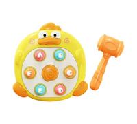 Whack Mole Toy | Cartoon Duck Interactive Educational Toys With Hammer | Early Developmental, Learning Toys, Knocking Toy For Kids Ages 3+