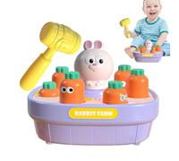 Whack Mole Toy Game, Whack Mole Game for Toddler, Interactive Pounding Toy Whack Mole Game with Hammer, Cute Cartoon Educational Toy Cartoon Hammer Toy for Boys and Beginners