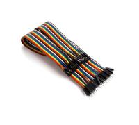 Whadda - 40 pins 15 cm Male to Female Jumper Wire (Flat Cable)