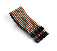 Whadda - 40 pins 30 cm Female to Female Jumper Wire (Flat Cable)