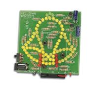 Whadda DIY 83 LED Easter Bell with Animation Soldering Kit for Car and Adapter