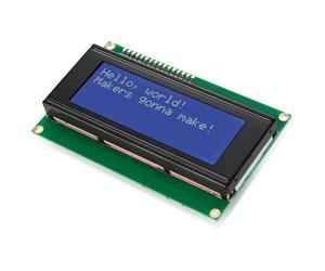 Whadda WPI450 I²C 20X4 Blue Lcd Module