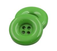 Whakano Pack of 10 Decorative Resin Buttons, Round Buttons, 4-Hole, Sewing Crafts, Decorations, for DIY Knitting, Sewing, Coats, Clothing, Suits, Jacket, Painting, Scrapbooking, Gift Decoration, Green