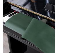 Whakano Piano Keyboard Cover, Dust Protection Cloth for 88 Keys, Piano Keyboard Cover for Piano, Digital Piano, E Piano Grand Upright, Keyboard Protection, Dust Cover Against Dirt, Green, 126 x 18 cm