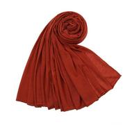 Whakano Plain Women's Scarf Headscarves Lightweight Soft Scarf Stole Elegant Long Scarves Oversized Square Blanket Scarf 80 x 180 cm for Spring Summer All Year Round, Caramel Col, One Size
