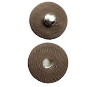 Whakano Press Studs, Set of 10, Round Buttons for Sewing, Decorative Buttons with Fabric Cover, Metal Buttons, Replacement Buttons, Snaps Buttons for DIY Clothing, Coats, Leather Crafts, Handbag