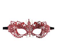 Whakano Sexy Lace Mask for Women Men, Venetian Mask Couples, Masquerade Ball Eye Mask for Women, Lace Mask for Halloween, Christmas, Carnival Party, Costume Ball, Masquerade, Evening Dress, Red