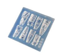 Whale and Shell Silicone Stamp Molds for Unique Sea Theme Nails Art Creation Home Manicure Accessory Moulds for Nails Sea Lifes Nail Accessories