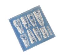 Whale and Shell Silicone Stamp Molds for Unique Sea Theme Nails Art Creation Home Manicure Accessory for Nails Whale Shell Manicure Template