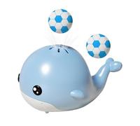 Whale Ball Toy Blower 12.5×9×7.5cm ABS Cartoon With USB Charge Whales Balancing Game Whale Floating Ball Toy Durable Electric Blowing Toys Funny Balls Blower Floating Toys For Home School