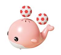 Whale Ball Toy Blower 12.5×9×7.5cm ABS Cartoon With USB Charge Whales Balancing Game Whale Floating Ball Toy Durable Electric Blowing Toys Funny Balls Blower Floating Toys For Home School