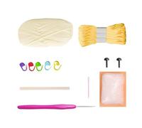 Whale Crochet Pack, Crochet Whale Animal Kit - Cute Beginner Whale Knitting Kit | Craft Yarn Accessories with Step by Step Video Tutorials, Material Pack