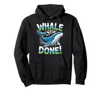 Whale Done Pun Whale Pullover Hoodie