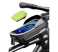 whale fall Bike Frame Bag, Molded Hard Shell, Reflective Bike Phone Holder
