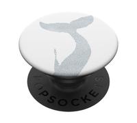 Whale Fin Orcas Rescue Orca Sea Animal Whale Ocean PopSockets Adhesive PopGrip