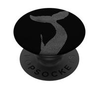 Whale Fin Orcas Rescue Orca Sea Animal Whale Ocean PopSockets Adhesive PopGrip
