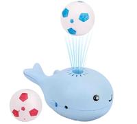 Whale Floating Ball Cat Toy - White Hard Plasticc, Electric Air Suspension Plaything, Interactive Whale Soccer Toy | Living Room Floors, Indoor Pet Playpens, Feline Exercise Areas, Kitty Bedrooms