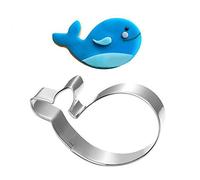 Whale Fondant Cookie Cutter - Food Grade Stainless Steel