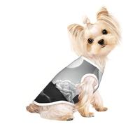 Whale Full Moon Small Dog Pet Clothes, Breathable Lightweight Soft Vest, Exquisite Personality Appearance.Good Warmth Retention.