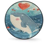 Whale Heart Tire Cover Dustproof Spare Wheel Cover Weatherproof Spare Tyre Covers For Caravan Trailer Car 16inch