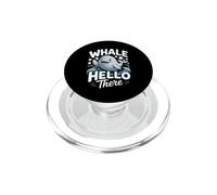 Whale Hello There Beluga Whale Marine PopSockets PopGrip for MagSafe