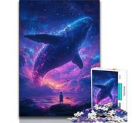 Whale Jumping Out Jigsaws Puzzles 1000 Pieces for Adults Gifts,Brain Intelligence Challenge Addictive Toys for Home Decoration (38x26cm)