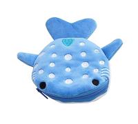 Whale Key Earphone PouchSmall Plush Shark-Shaped Coin Purse for Women for Keeping Your Essential Organized Zipper Closure