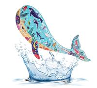 Whale Kids Puzzle 50 Pieces Puzzles Jigsaws for Children Age 4 5 6 7 8 9 10 Years, Best gift Jigsaw Puzzles for Kids Age 8-10 Year for Boys & Girls