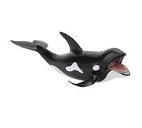 Whale Miniature Animal Toy Realistic Collection Educative Decor for Kids Home 5-Pack (Orca)