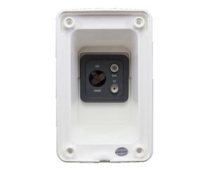Whale Multimedia Socket w/ 12v DC TV RF Coaxial Satellite Sat F Socket WH2.3