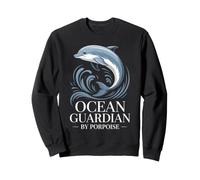 Whale Ocean Guardian By Porpoise Marine Conservation Sweatshirt