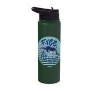 Whale Ocean Keep Our Oceans Protection Clean Sea Free Stainless Steel Insulated Water Bottle