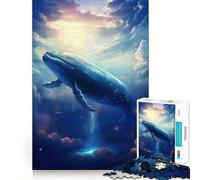 Whale Of The Void 1000 Piece Jigsaw Puzzles for Teenagers Recall Fun Play Tight Interlock No Gaps Family Fun Night Activity (50x75cm)