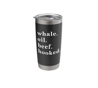 Whale Oil Beef Hooked | Funny Deadpan Irish Accent Design Stainless Steel Insulated Tumbler