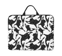 Whale Orca Killer, 14 Inch Laptop Sleeve, Notebook Bag Laptop Case Sleeve Briefcase with Handle
