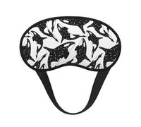Whale Orca Killer, Full Eye Covers Light Blocking Eye Masks Blackout Sleep Eye Muffs