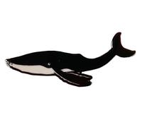 Whale Pin Badge