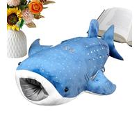 Whale Plush Pillow, Soft Sea Animal Toy, Decorative Stuffed Cushion with Gentle Texture, Huggable Plush Doll for Comfort Relaxation, Themed with Adorable Style, Plushs Toy for Sofa & Bed