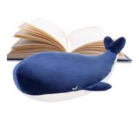 Whale Plush Toy, Soft Hugging Pillow, Skin-Friendly Cartoon Doll, Cute Room Decoration for Nursery, Bedroom, Living Room, Sofa, Car, Desktop Display, for Kids and Lovers Ask C